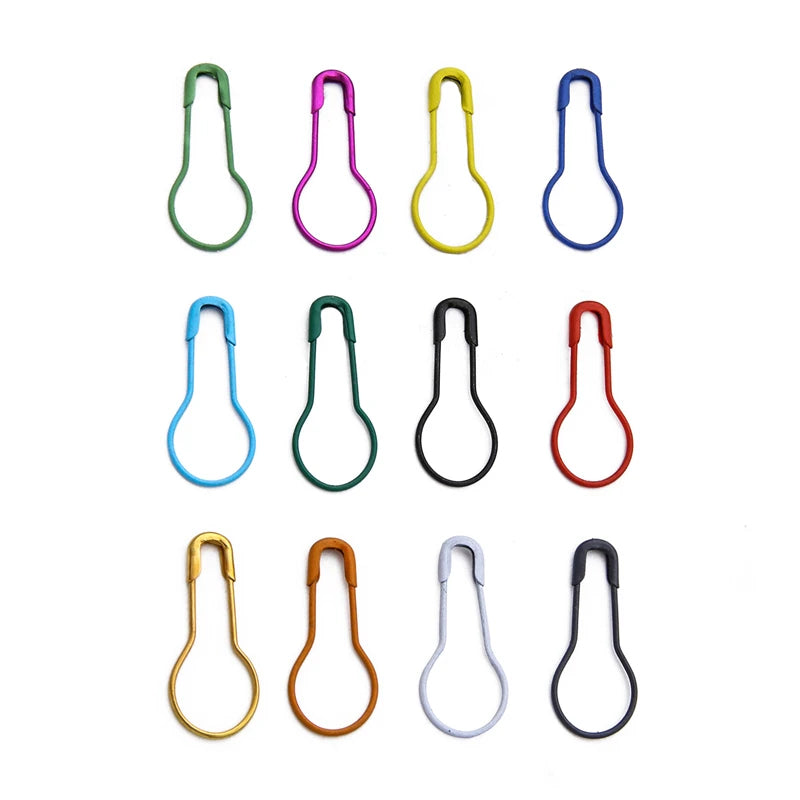 Weaveyland Lot de 100 Épingles de Sûreté en Acier Inoxydable – Marqueurs pour Tricot, Couture et Travaux Manuels