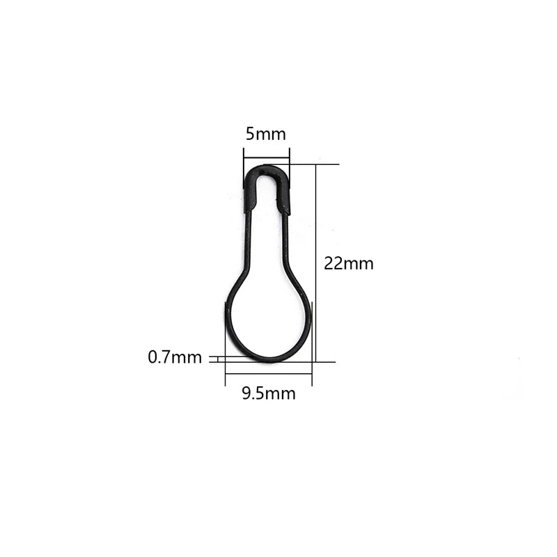 Weaveyland Lot de 100 Épingles de Sûreté en Acier Inoxydable – Marqueurs pour Tricot, Couture et Travaux Manuels