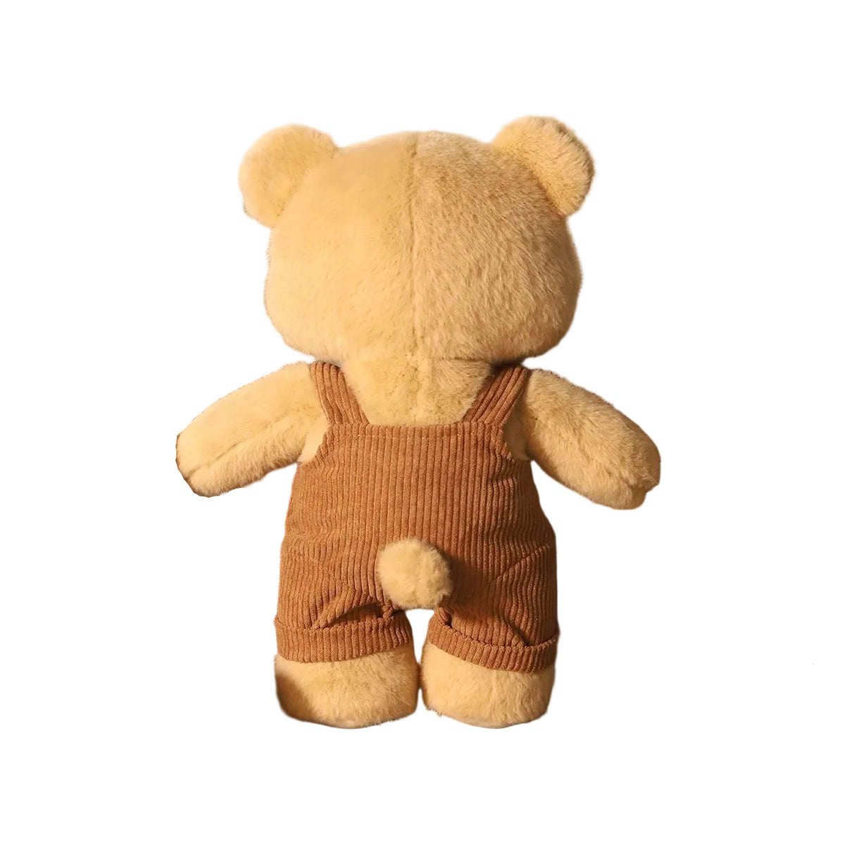 Weaveyland Peluche Ours Marron avec Salopette, 30 cm