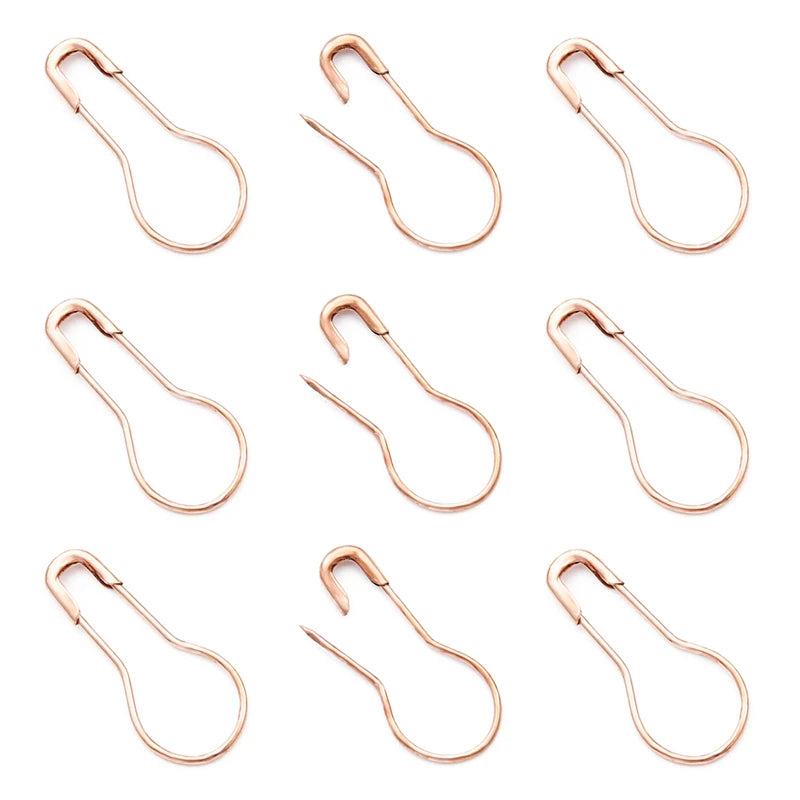 Weaveyland Lot de 100 Épingles de Sûreté en Acier Inoxydable – Marqueurs pour Tricot, Couture et Travaux Manuels