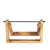 Weaveyland Support à Laine en Bois Horizontal – Organisateur pour Pelotes, Tricot et Crochet
