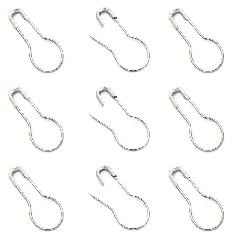 Weaveyland Lot de 100 Épingles de Sûreté en Acier Inoxydable – Marqueurs pour Tricot, Couture et Travaux Manuels
