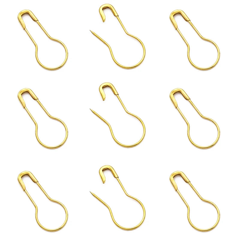 Weaveyland Lot de 100 Épingles de Sûreté en Acier Inoxydable – Marqueurs pour Tricot, Couture et Travaux Manuels
