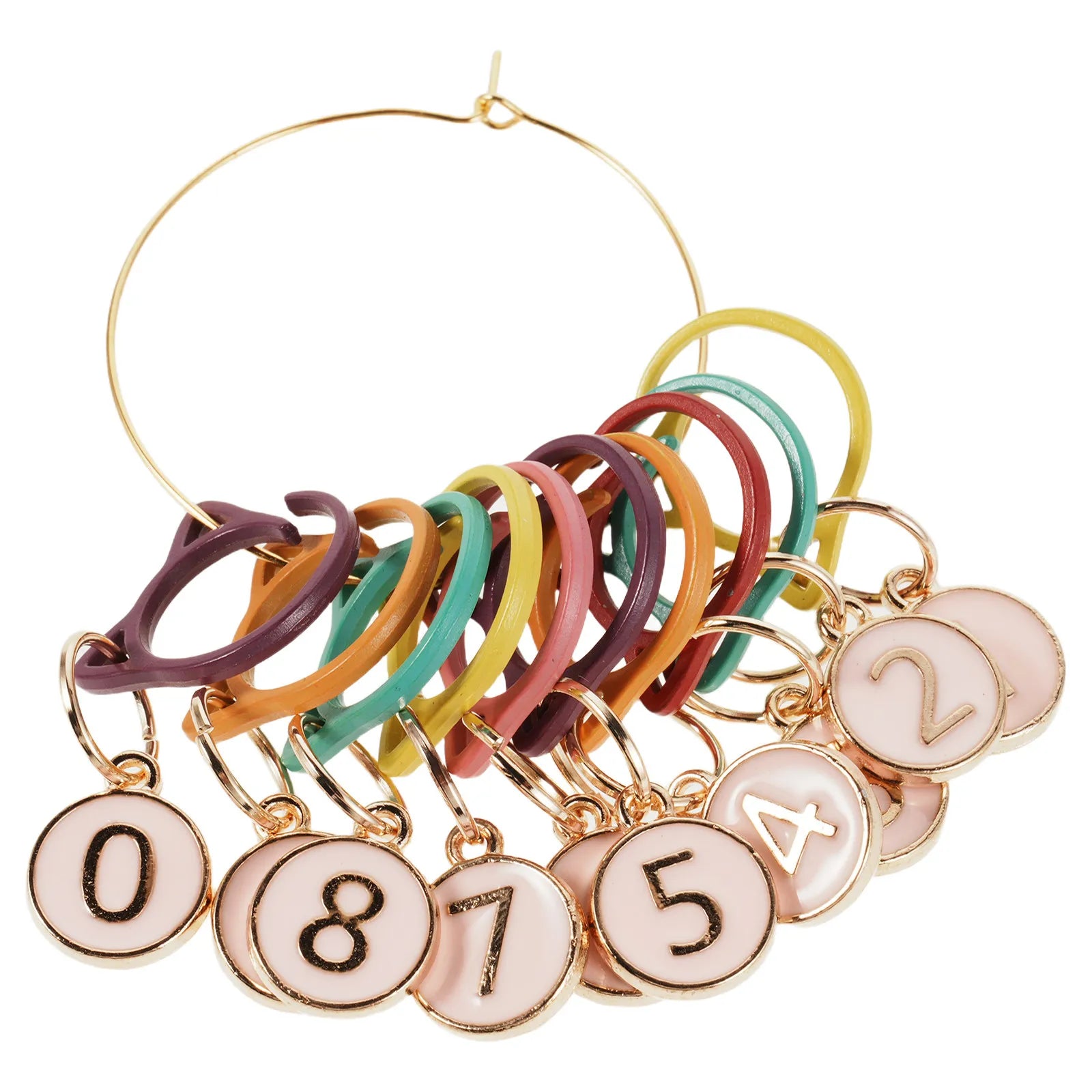 Weaveyland Set de Marqueurs de Mailles en Alliage – Clips de Tricot et Crochet Motif Oreilles de Chat