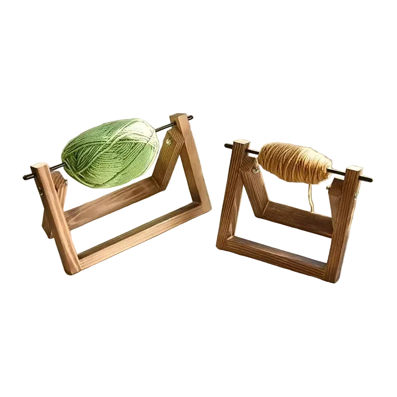 Weaveyland Support à Laine en Bois Horizontal – Organisateur pour Pelotes, Tricot et Crochet