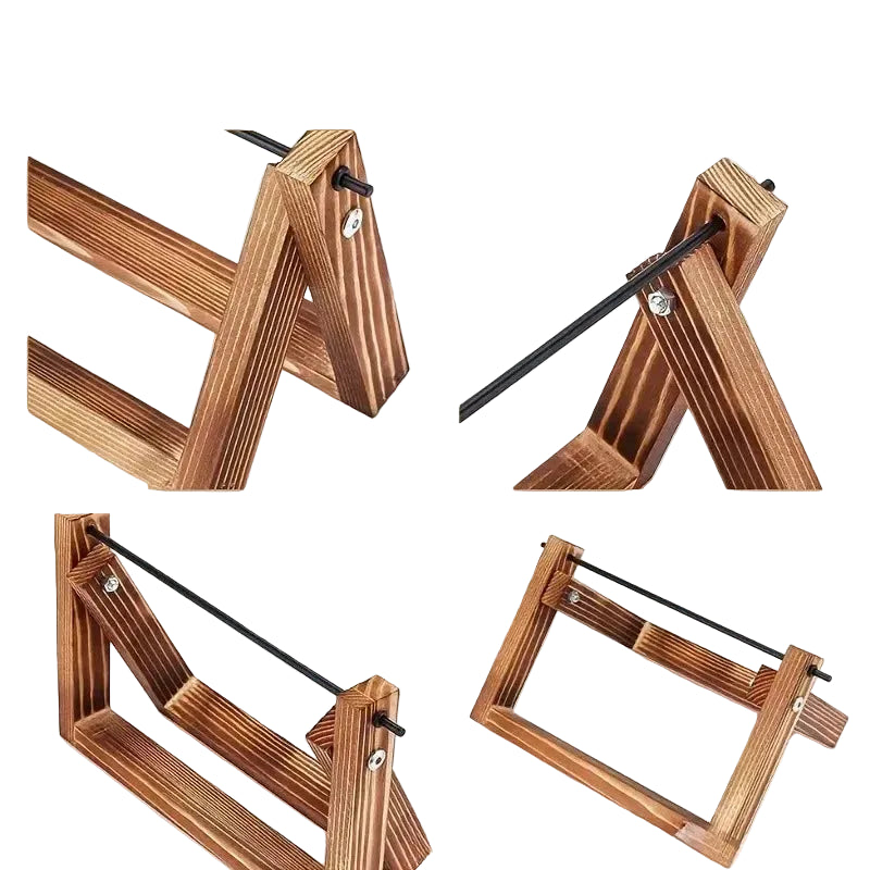Weaveyland Support à Laine en Bois Horizontal – Organisateur pour Pelotes, Tricot et Crochet